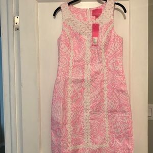 NWT Lilly Pulitzer Macfarlaine Shift Dress, sz 4.